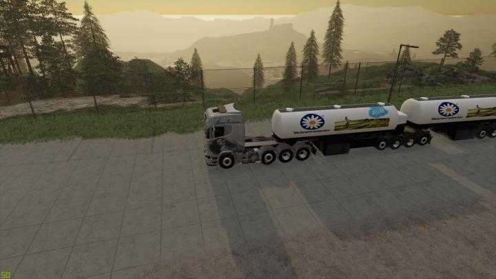 FS19 – Milk Trailer Semi Roadtrain V1.1