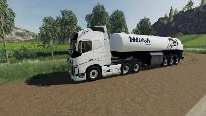 FS19 – Milk Transport Semi-Trailer V1