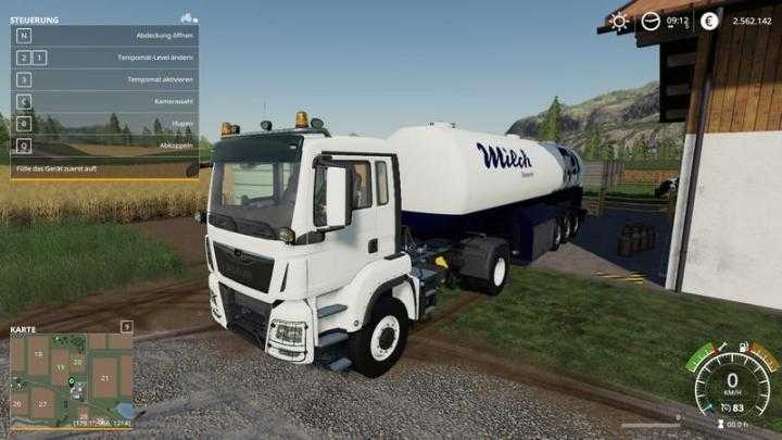 FS19 – Milk Transport Semi-Trailer V1