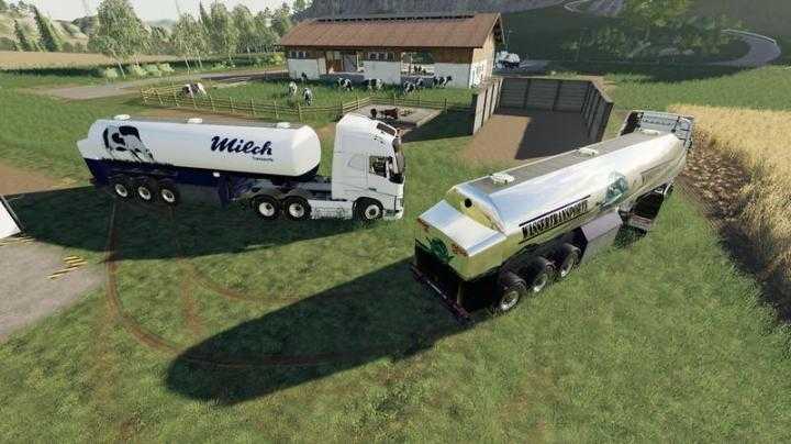 FS19 – Milk Transport Semi-Trailer V1