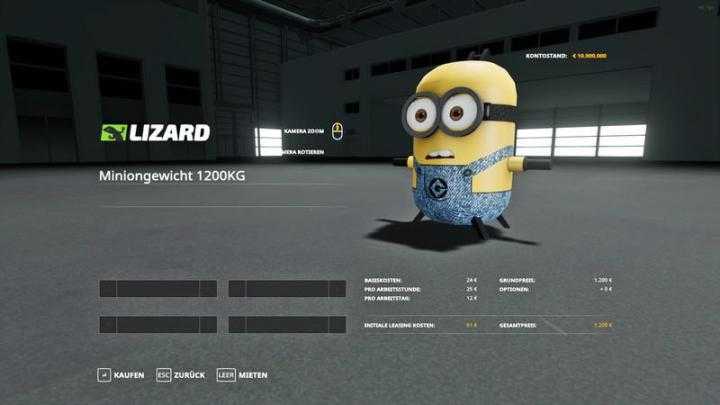 FS19 – Miniongewicht V1