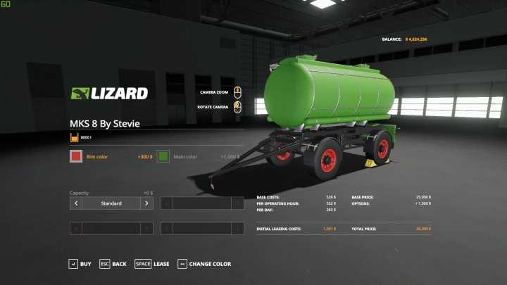 Mks8 Tanker FS19