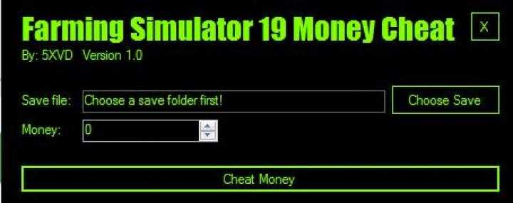 FS19 – Money Cheat