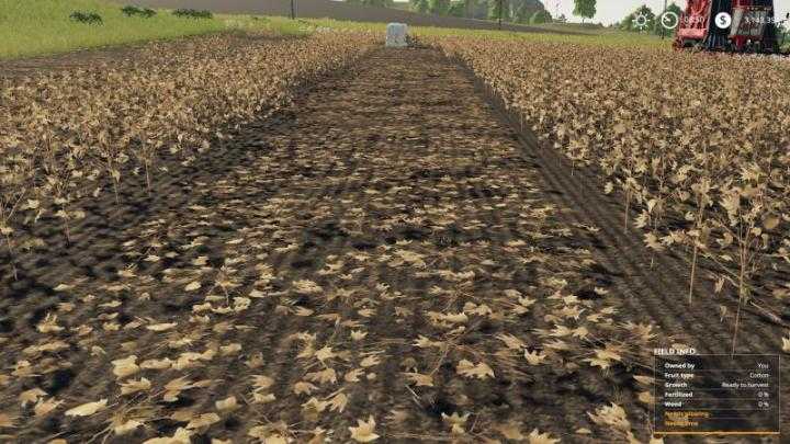 FS19 – Mowable Cotton Stalks V1