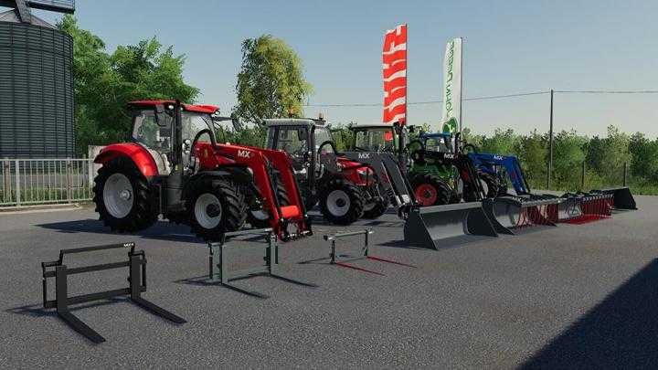 FS19 – Mx Frontloaders And Tools Pack V1