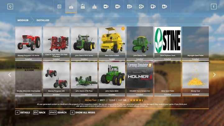 My Mod List V2.0 FS19