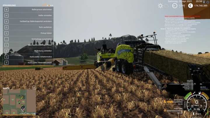 New Holland Bigbaler 1290 Tuned V9.0 FS19