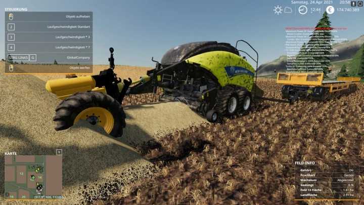 New Holland Bigbaler 1290 Tuned V9.0 FS19