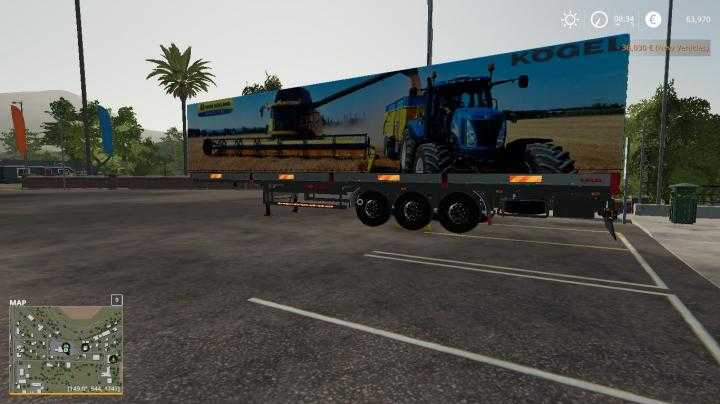 FS19 – New Holland Kogel Autoloader Trailer V1