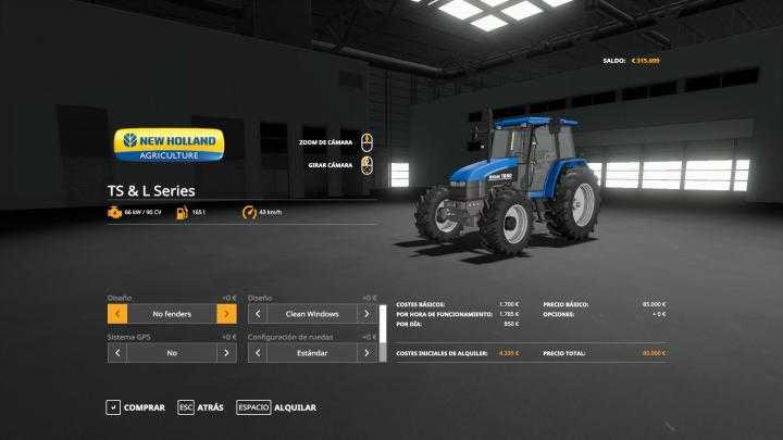 FS19 – New Holland L95 Tractor V1.2