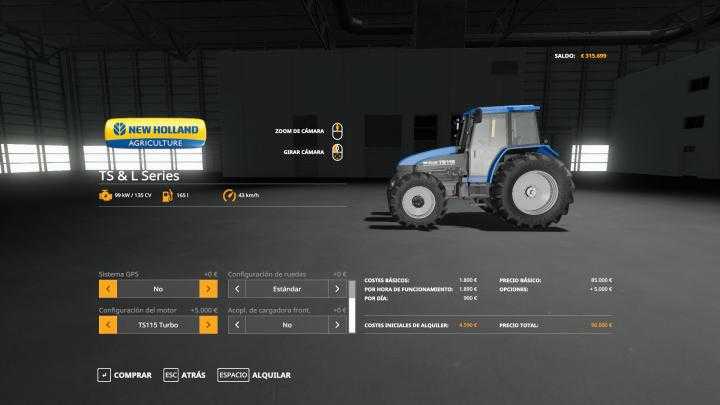 FS19 – New Holland L95 Tractor V1.2