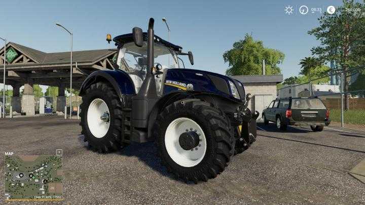 FS19 – New Holland T7 Blue Chrome Power V1