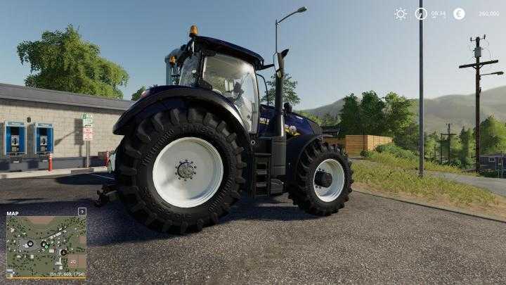 FS19 – New Holland T7 Blue Chrome Power V1