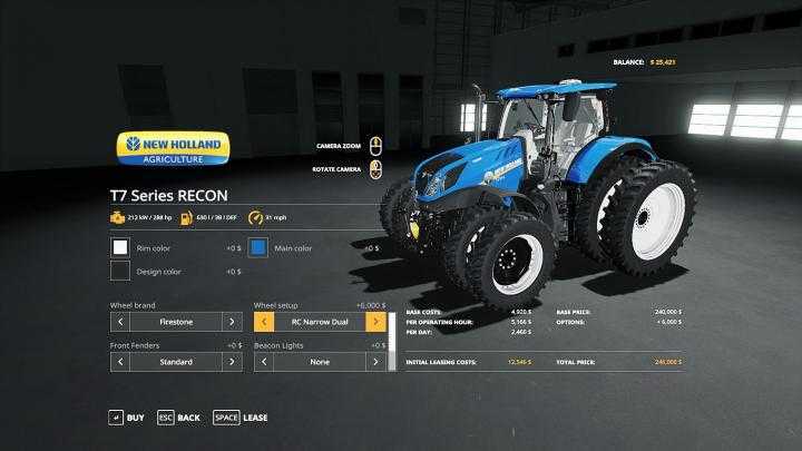 FS19 – New Holland T7 Recon V1