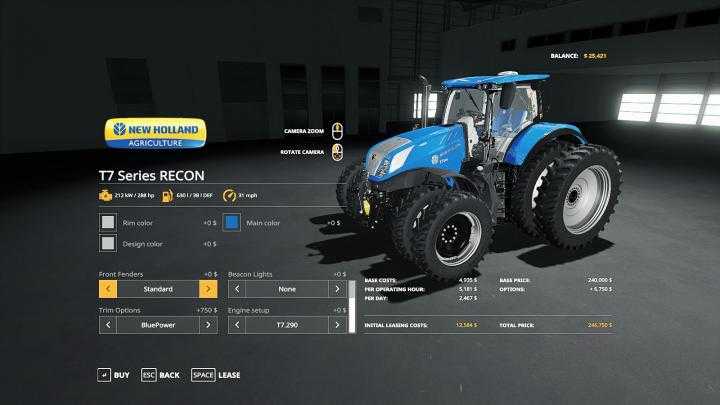 FS19 – New Holland T7 Recon V1