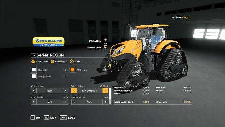 FS19 – New Holland T7 Recon V1