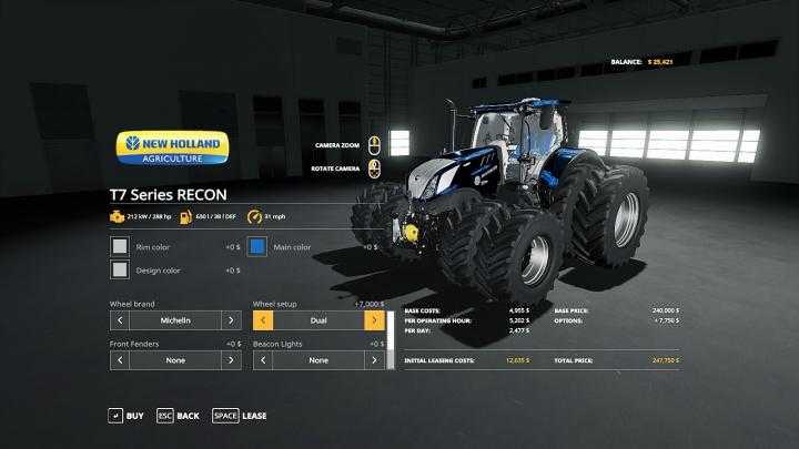 FS19 – New Holland T7 Recon V1