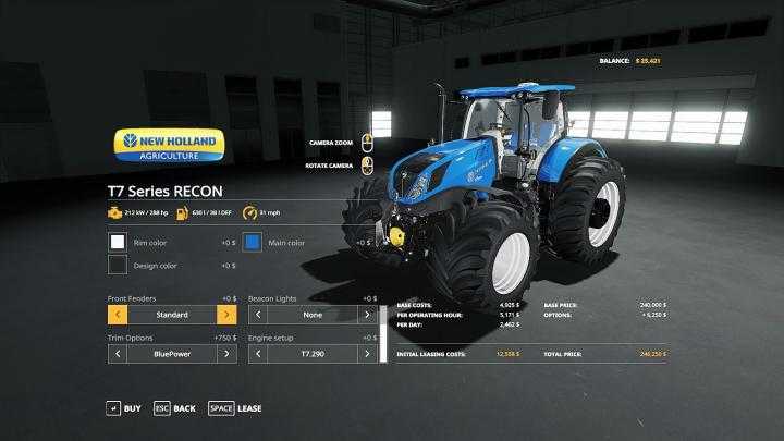 FS19 – New Holland T7 Recon V1