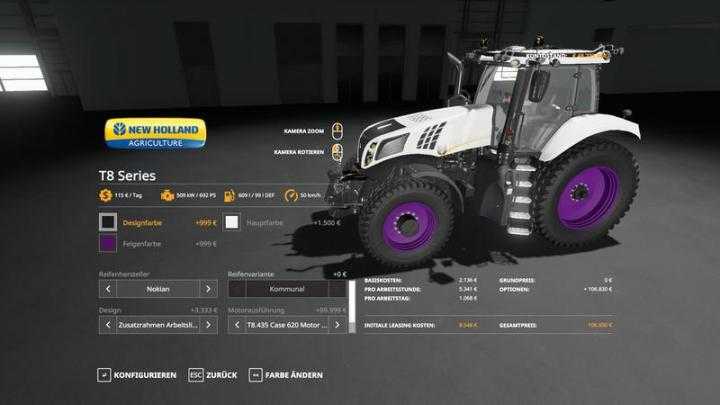 FS19 – New Holland T8 Tuning V1