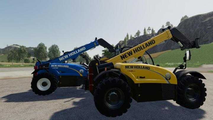 FS19 – Комплект телескопических погрузчиков New Holland V1 - Mody-FS.ru