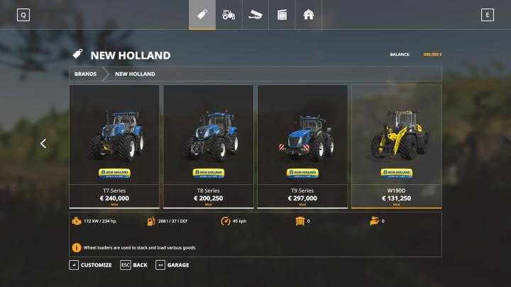 FS19 – New Holland Tractors V1.0.0.2