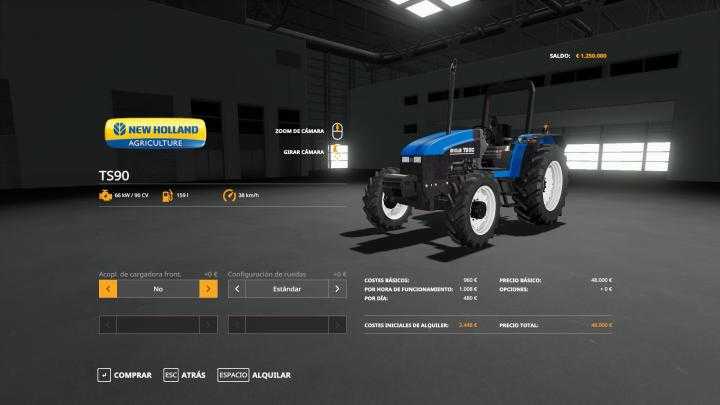 FS19 – New Holland Ts90 V3