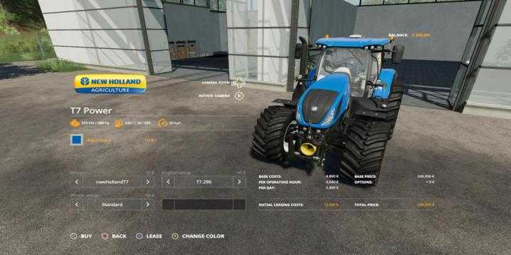FS19 – Newhollande T7 Power V1