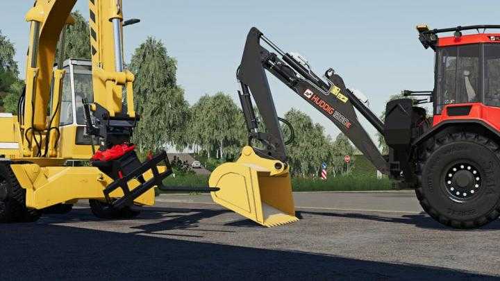 FS19 – Nmc Huddig And Liebherr Adapters V1