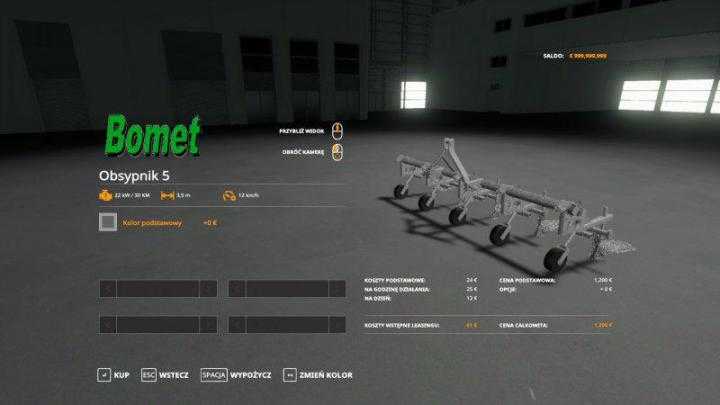 FS19 – Obsypnik Udim Pack 3 And 5 V1