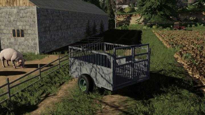 FS19 – Old Cattle Trailer V1