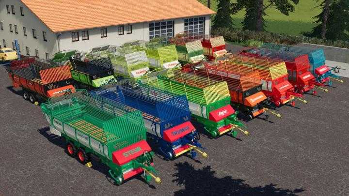 FS19 – Old Forage Wagons Tandem V1