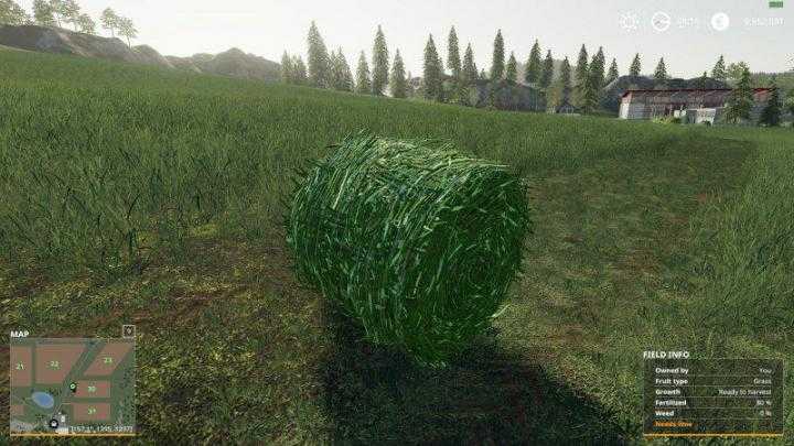 FS19 – Old Roundbales Textures V1