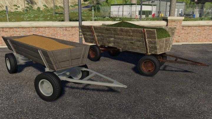 FS19 – Old Wooden Wagon V1