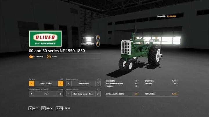 FS19 – Oliver Tractor Pack Beta