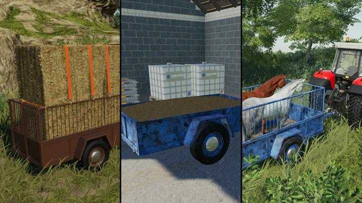 FS19 – One Axle Trailer V2