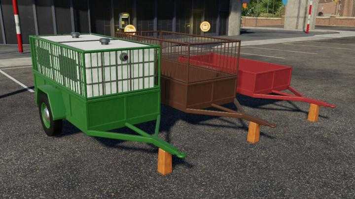 FS19 – One Axle Trailer V2