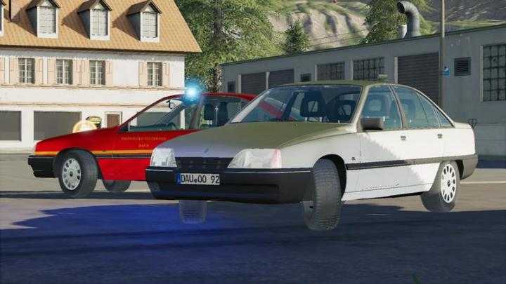 FS19 – Opel Omega A 1992 Civil And Fire Department V1