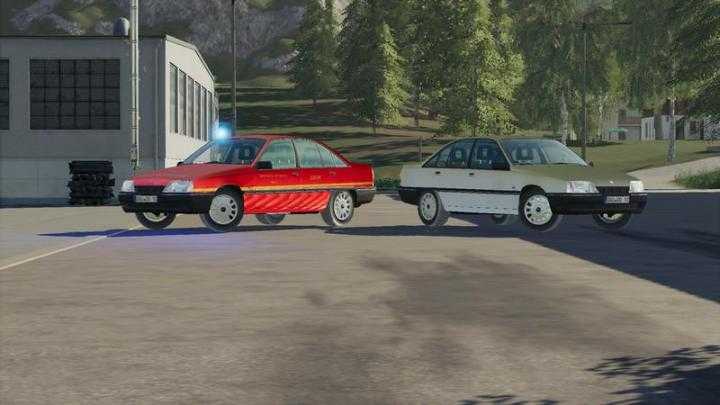 FS19 – Opel Omega A 1992 Civil And Fire Department V1