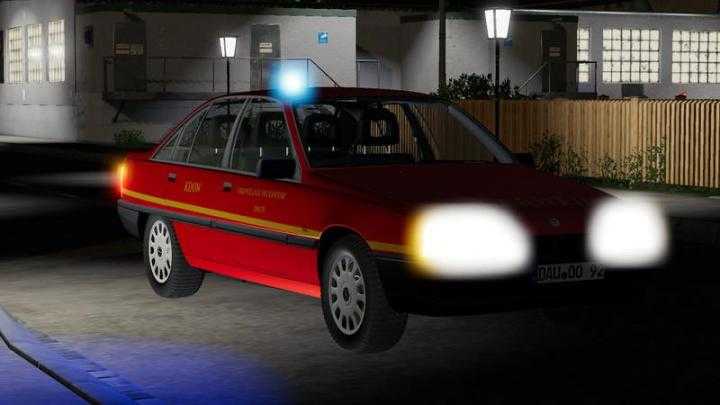 FS19 – Opel Omega A 1992 Civil And Fire Department V1