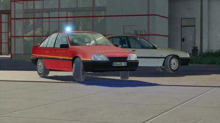 FS19 – Opel Omega A 1992 Civil And Fire Department V1