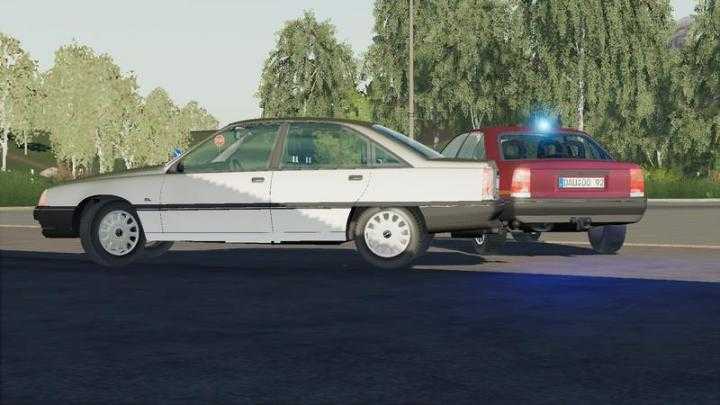 FS19 – Opel Omega A 1992 Civil And Fire Department V1