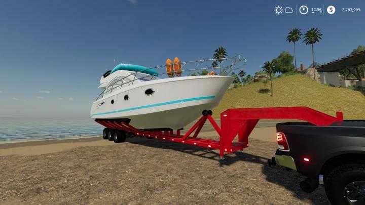 FS19 – Oversize Boat Trailer V1