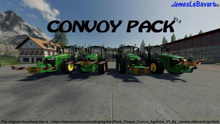 FS19 – Pack Plates Agricol Convoy V1