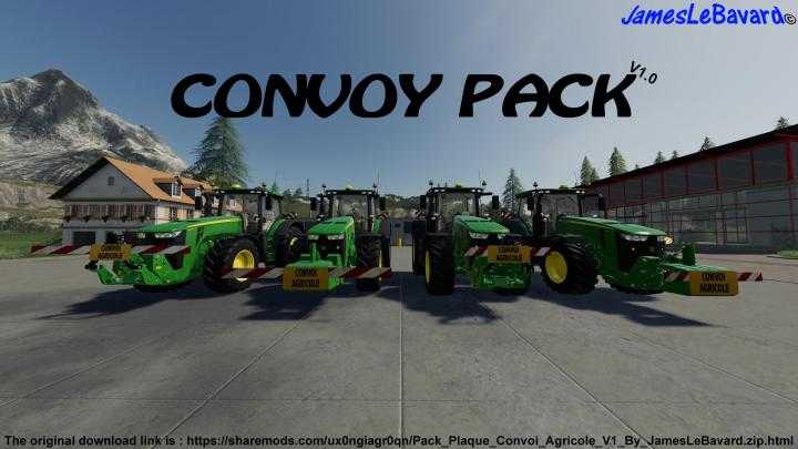 FS19 – Pack Plates Agricol Convoy V1