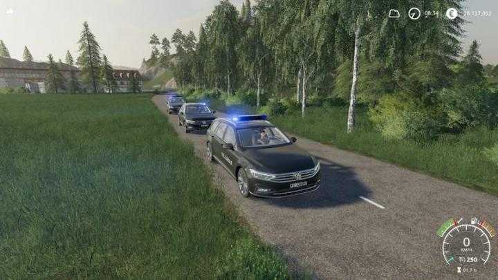 FS19 – Passat Variant Military Police V1