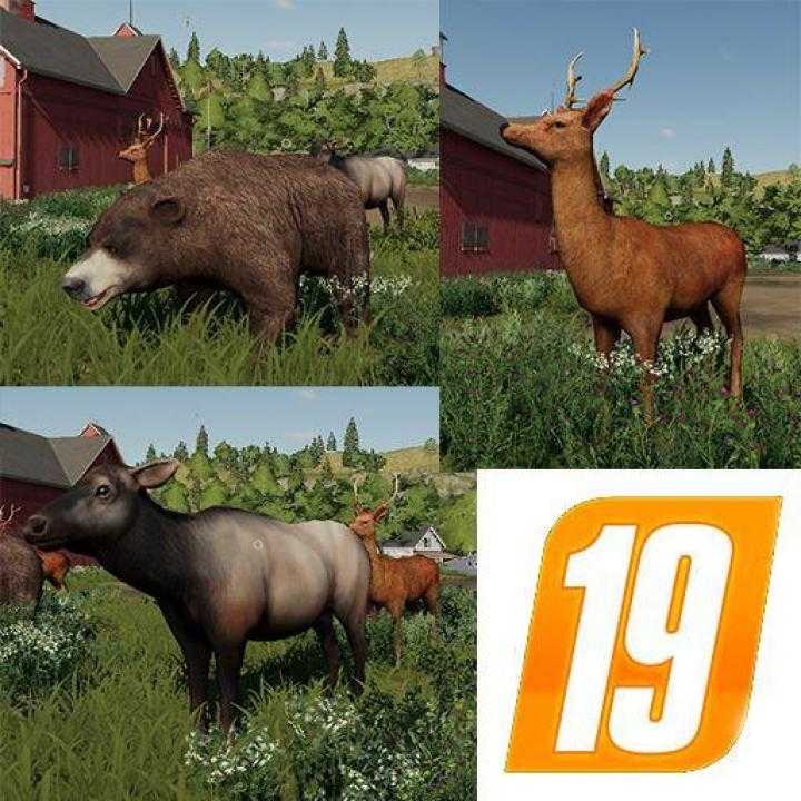 FS19 – Placeable Wildtiere V1