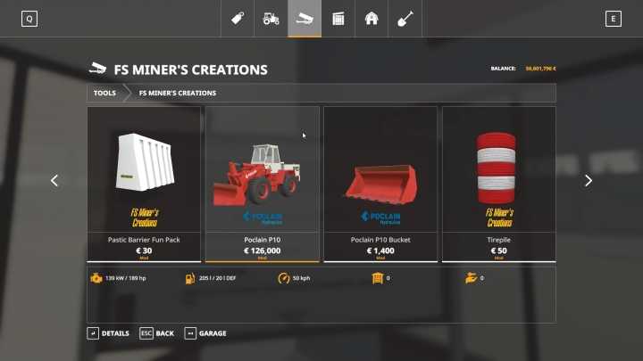 Poclain P10 Wheel Loader V1.0 FS19