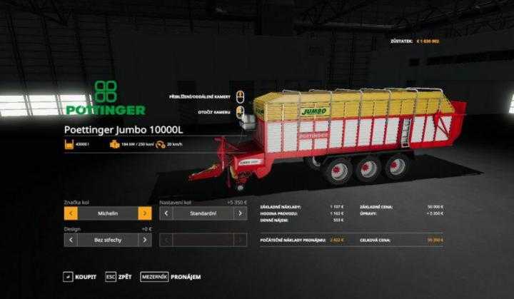 FS19 – Poettinger Jumbo 10000L V1