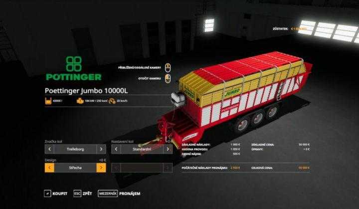 FS19 – Poettinger Jumbo 10000L V1