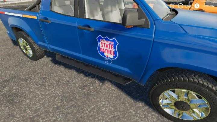 FS19 – Police And D.o.t. Pickup Edit Of Deltabravo’s V1